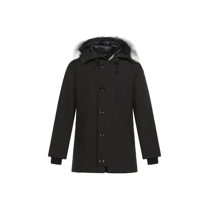 Canada Goose Black Mark Down Jacket Men's Black-0