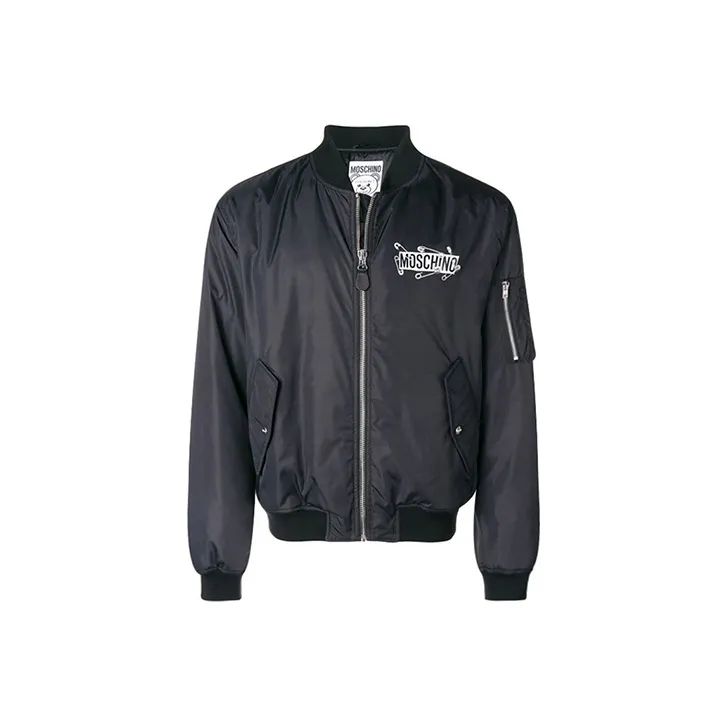 MOSCHINO Puffer Jackets Men Black-0
