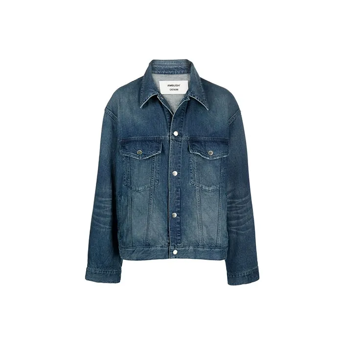 AMBUSH Denim Jackets Men Blue-0