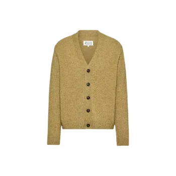 Maison Margiela Long Sleeved V Neck Cardigan
