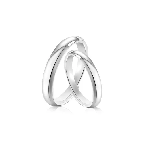 Modern Miracle 999 Fine Silver Ring Pair Unisex