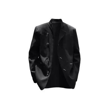 ROSECREED Jackets Coats Unisex Black