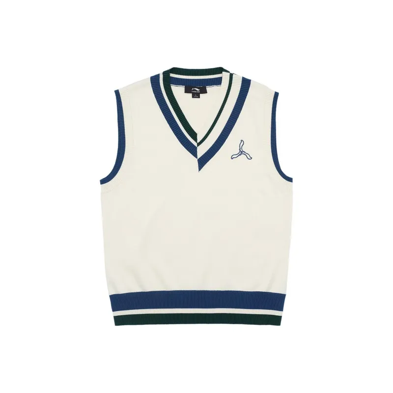 LI NING 1990 Classic Collection Vest Men's Ecru-0