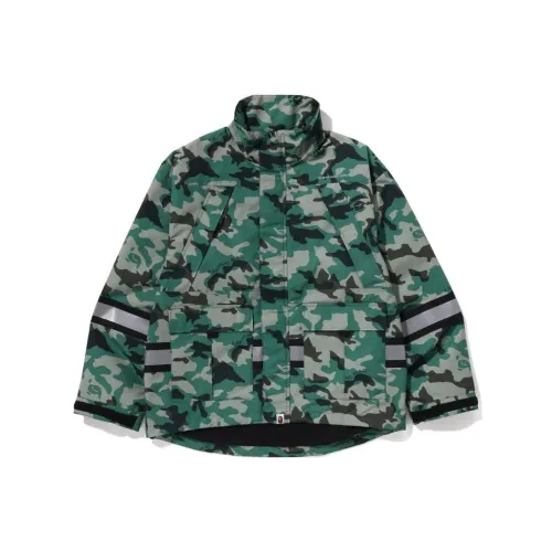 A BATHING APE Woodland Camo Relaxed Fit Safety Jacket