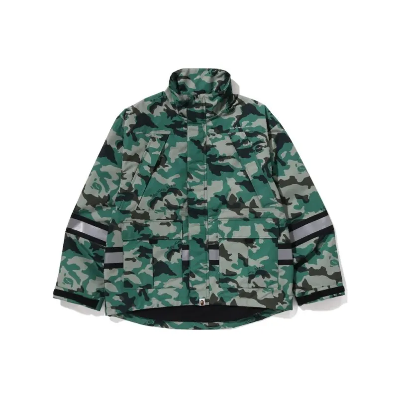 Bape Woodland Camo Relaxed Fit Safety Jacket-0