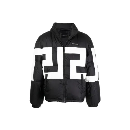 VERSACE Down Jacket Men's Black