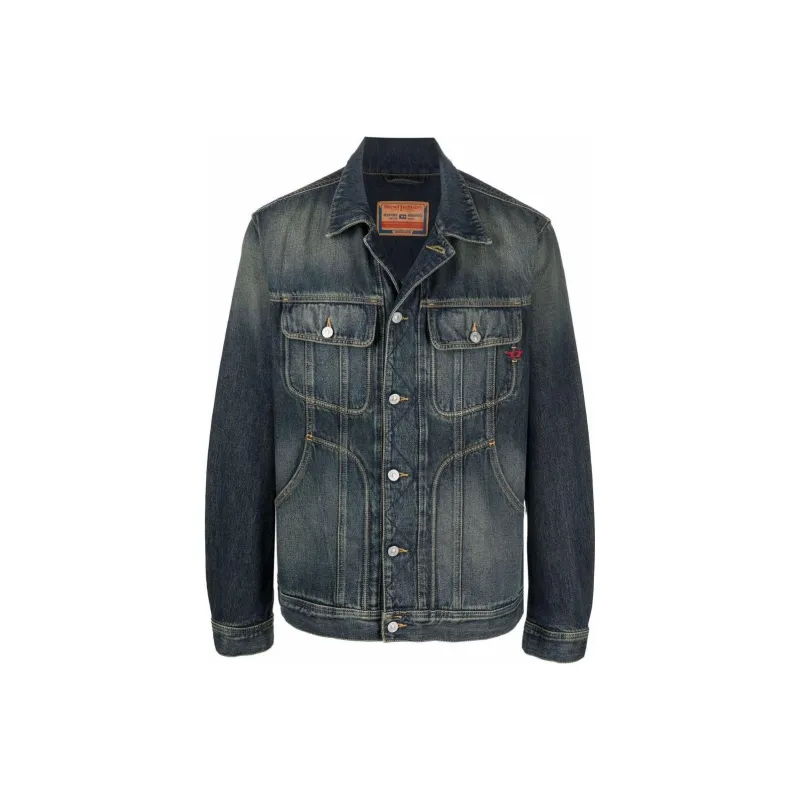 DIESEL Denim Jacket Unisex Blue-0