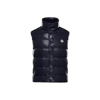 Moncler Vests Men Dark Blue