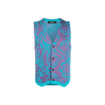 VERSACE FW22 Vest Men's Multicolor