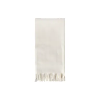 Loro Piana Knit Scarves Unisex Ecru