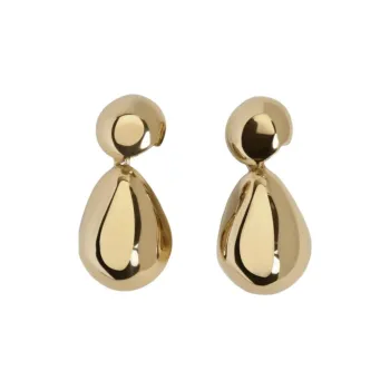Phoebe Philo Gold Plated, Sterling Silver Earrings Women's Gold