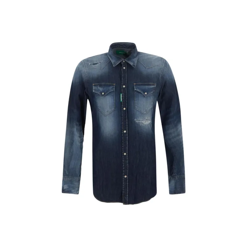 DSQUARED 2 Denim Jackets Men Blue-0