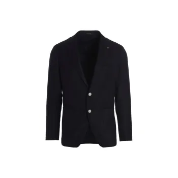 Tagliatore Single Breasted Brooch Detailed Blazer