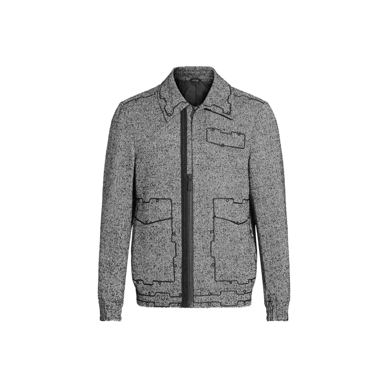 ANDREW MACKENZIE Jackets Men Gray-0