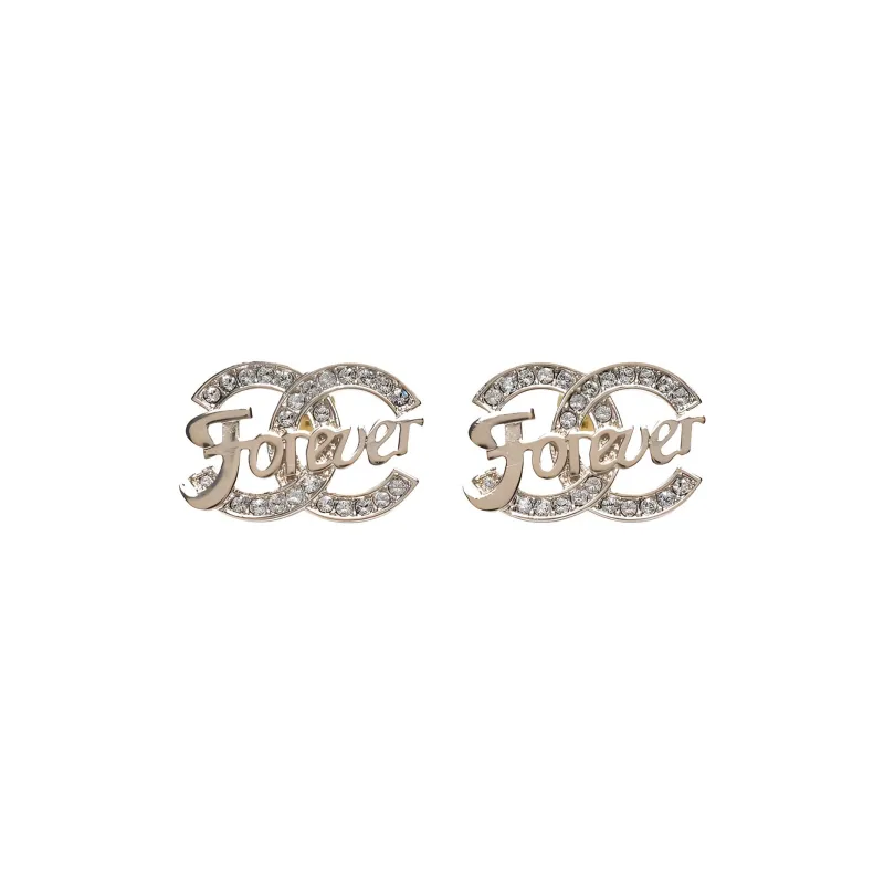 CHANEL Earrings Women's Light Gold-0