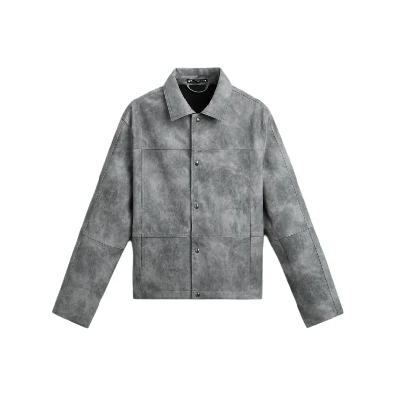 ZARA Jackets & Coats Men's Gray-0