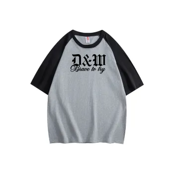 D&W T-Shirts Men Light Gray