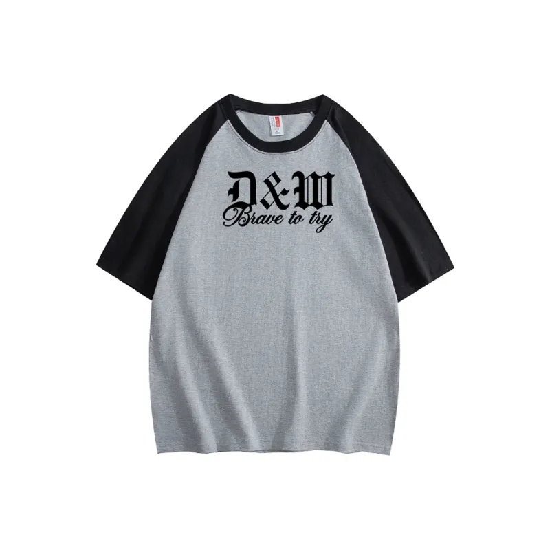 D&W T Shirts Men Light Gray-0