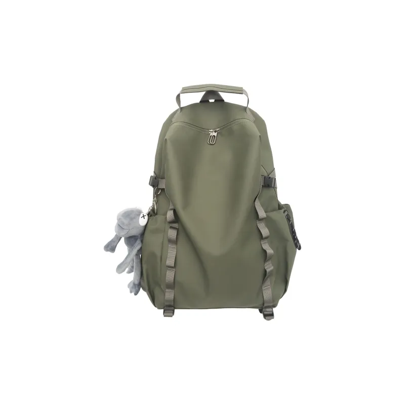 Single Warehouse Membrana Dermalis Backpack Unisex Gray/Green/Khaki/Black-6