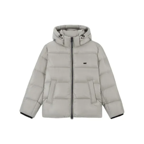 Levis Down Jackets Men Gray