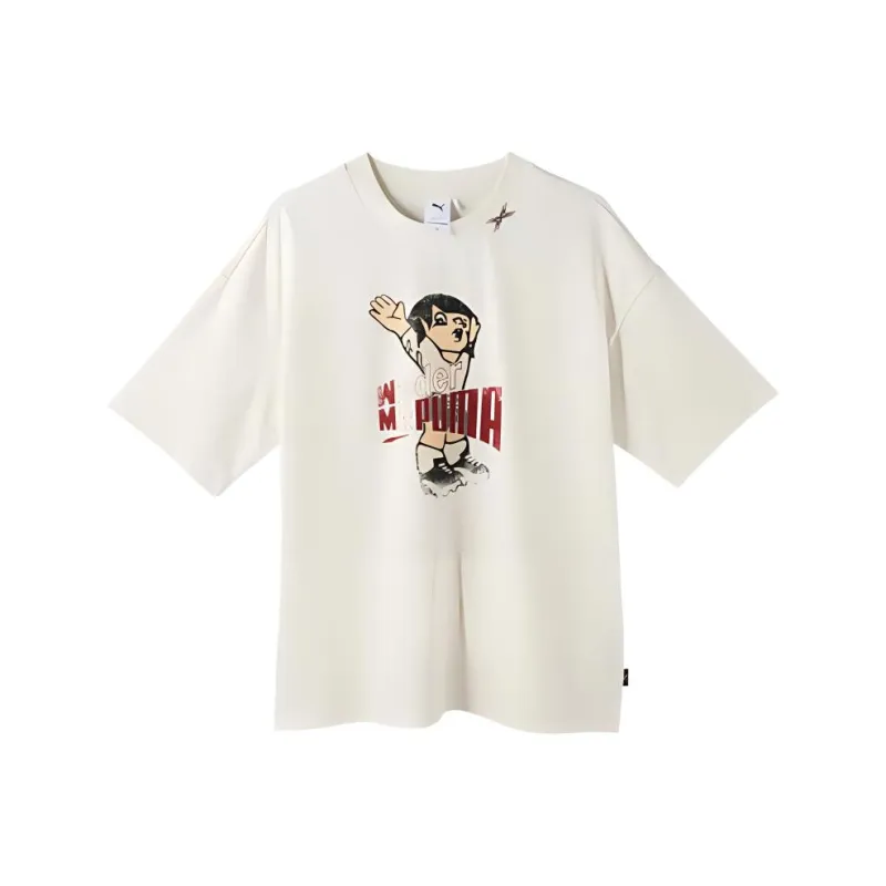 PUMA T Shirts Unisex White-0