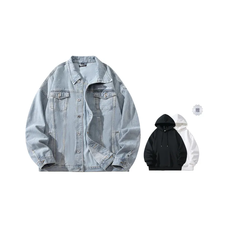 BOBBY ABLEY Denim Jackets Unisex-14
