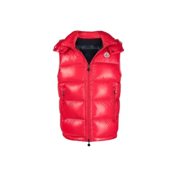 Moncler Bormes Series Vests Men Red