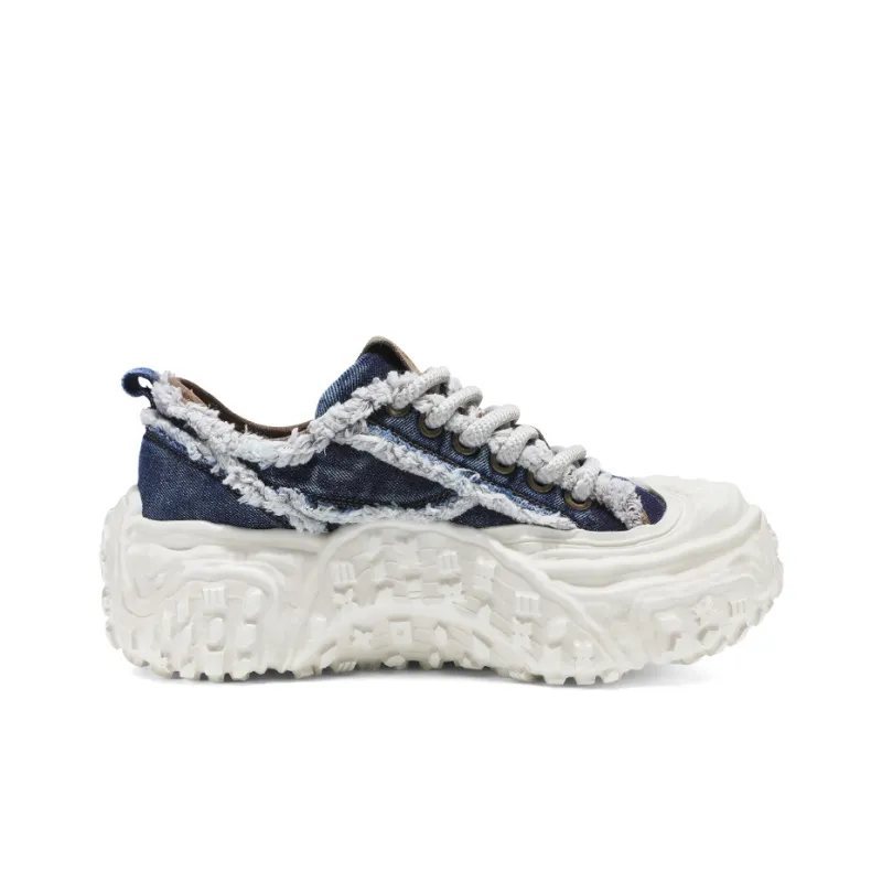 JANECO Slip Resistant, Abrasion Resistant, Breathable Low Top Chunky Sneakers Men's-2