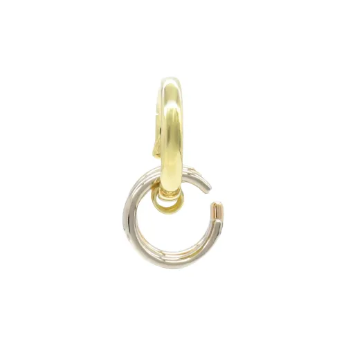 Cartier 2010s 18K White Yellow And Rose Gold Trinity Earrings