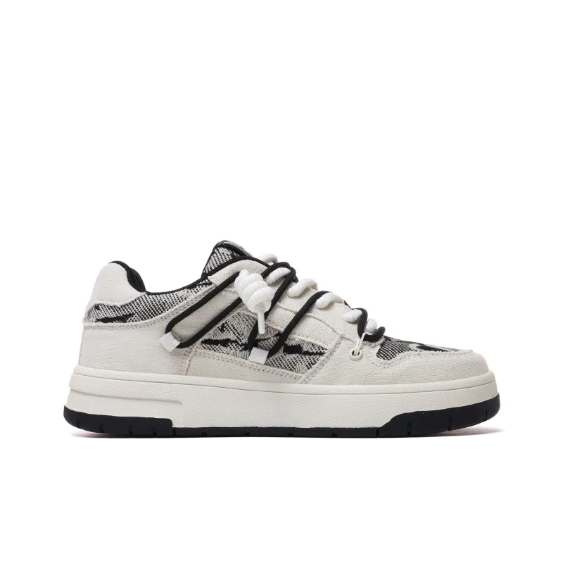 Yamid Slip Resistant, Abrasion Resistant, Breathable Low Top Skateboard Shoes Unisex Mismatched Couple Shoes-52