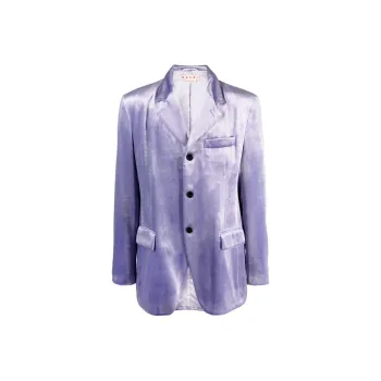 MARNI Single breasted Velvet Blazer
