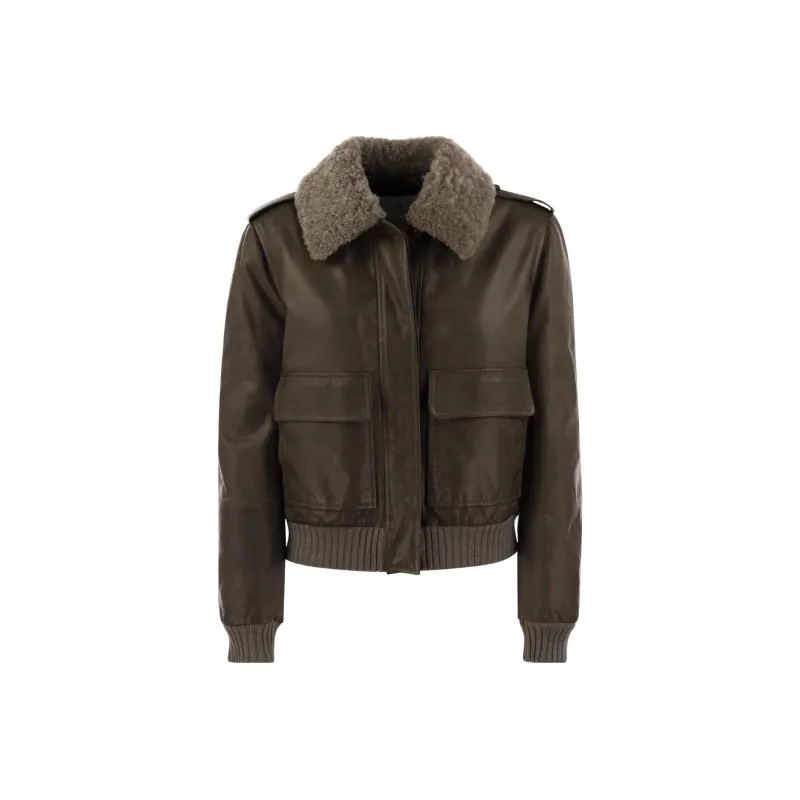 Brunello Cucinelli Jackets Coats Men's Mud Brown-0