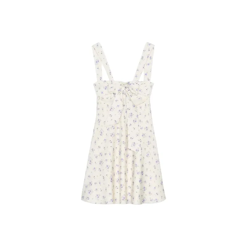 ZARA Sleeveless Dress Women's White-1