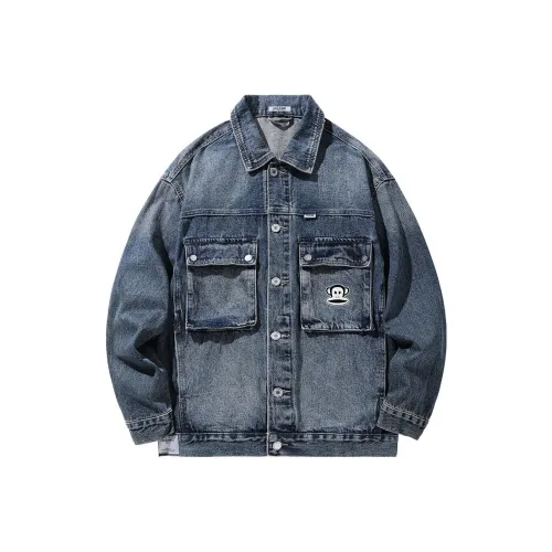 PAUL FRANK Denim Jacket Men's Nostalgic Blue