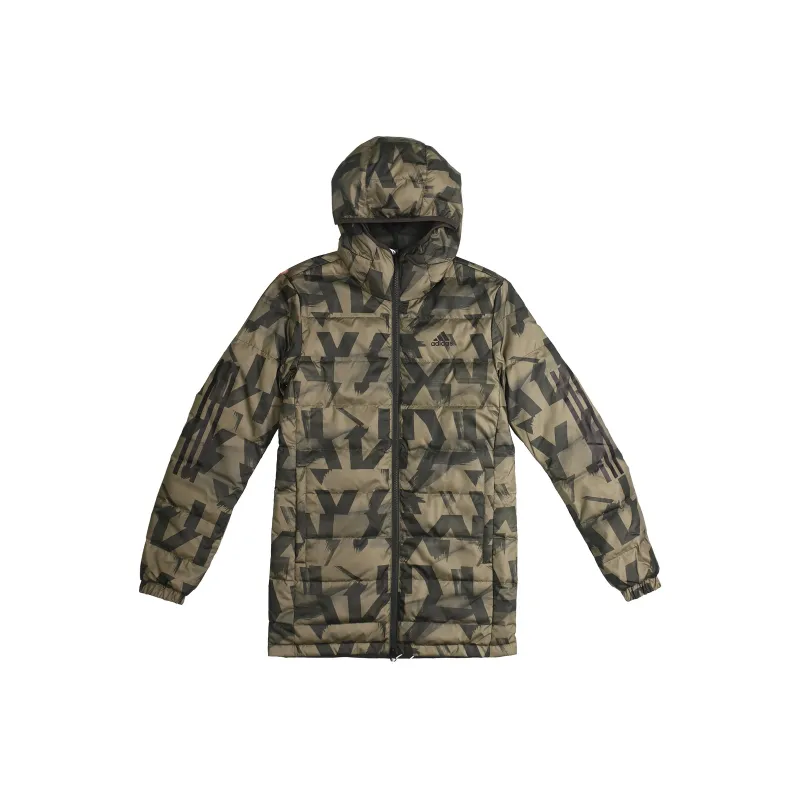 Adidas Down Jackets Men Olive Brown-0
