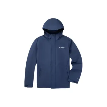 Columbia CAM HEIGHTS 2 Outdoor Hiking Waterproof And Windproof To Keep Warm Windbreaker Jacket Unisex Marine Blue