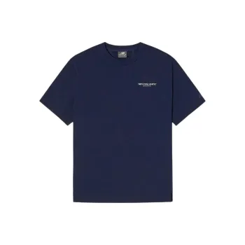 New Balance FROZENSEMI OVER FIT T Shirt Men's Marine Blue