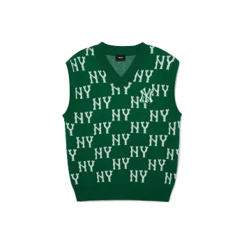MLB Monogram NEW YORK YANKEES Vests Unisex Neon Green