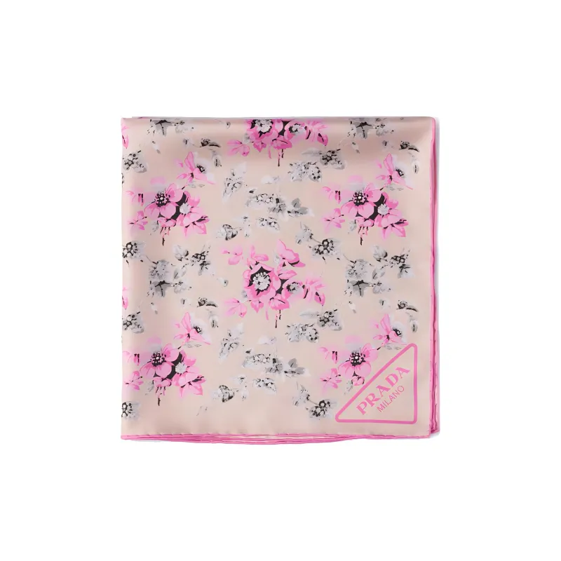PRADA Floral-print Scarf-1