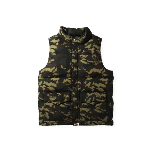A BATHING APE X Ovo Woodland Camo Down Vest