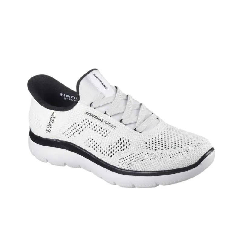 Skechers Summits Cushioning, Abrasion Resistant, Waterproof, And Breathable Low Top Running Shoes Men's White-2