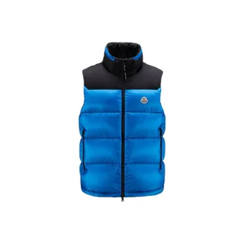 Moncler Vests Men Bright Blue