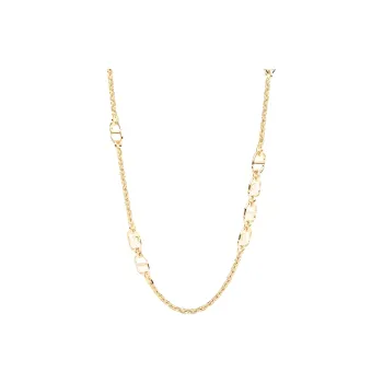 DIOR Metal Necklaces Unisex Gold