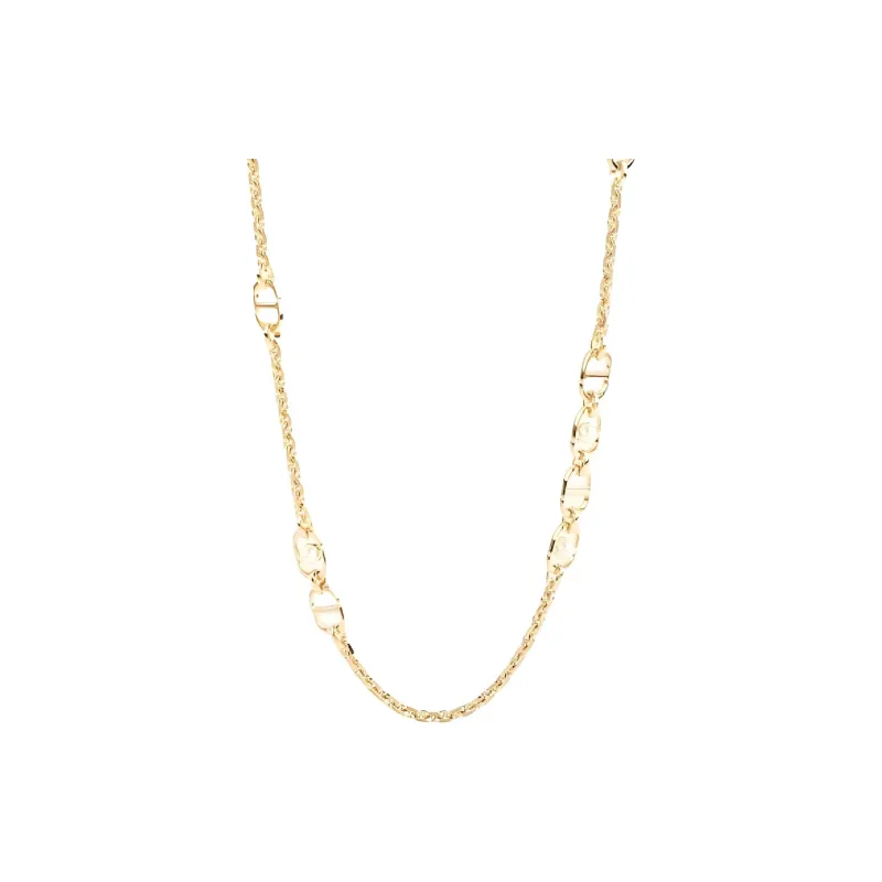 DIOR Metal Necklaces Unisex Gold-0