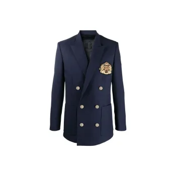 BALMAIN Business Suits Men Blue