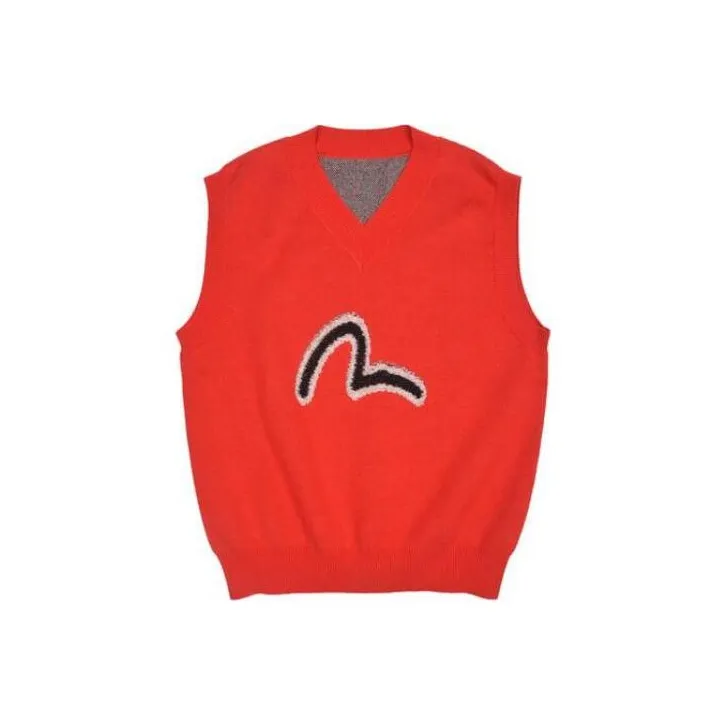 EVISU Vests Men Red-0