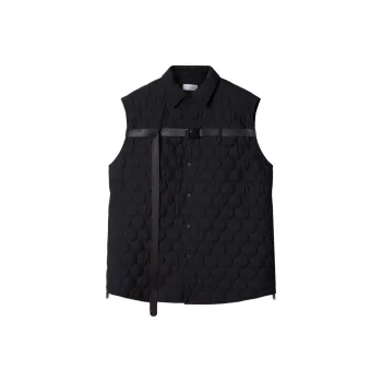 OFF WHITE Quilted Sleeveless Jacket