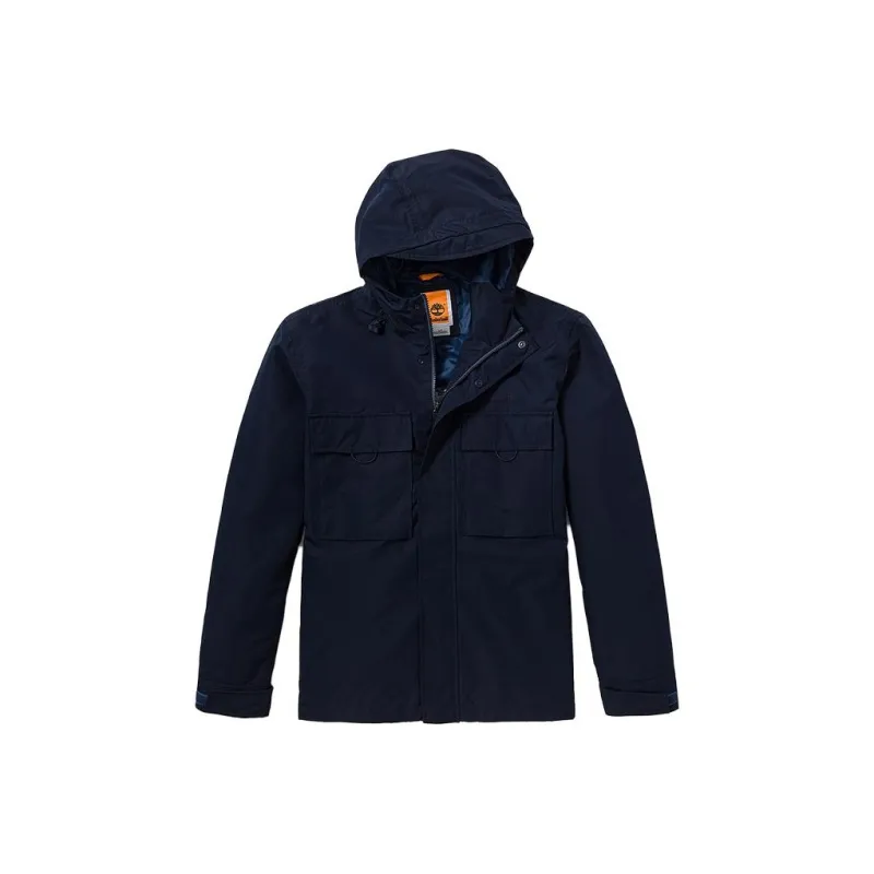 Timberland Waterproof And Windproof Windbreaker Jacket Men's Dark Sapphire-0