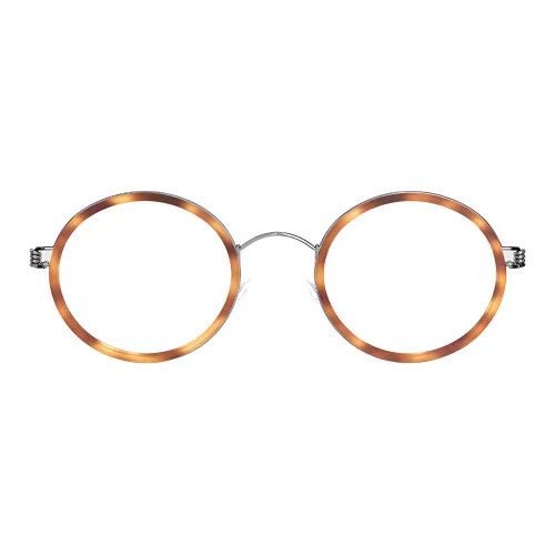 LINDBERG Cat Eye Eyeglass Frames Unisex Gold