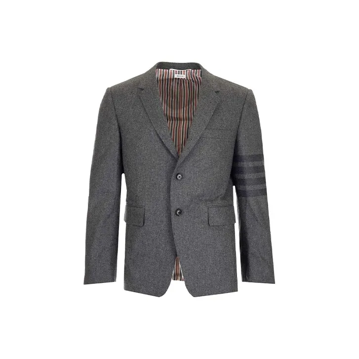 THOM BROWNE 4 Bar Single breasted Blazer-0